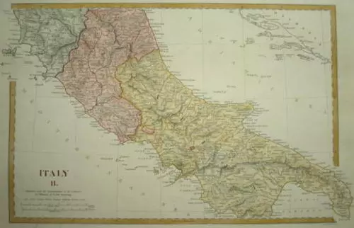 Italy Ii  Southern Italy Circa 1844. Sduk