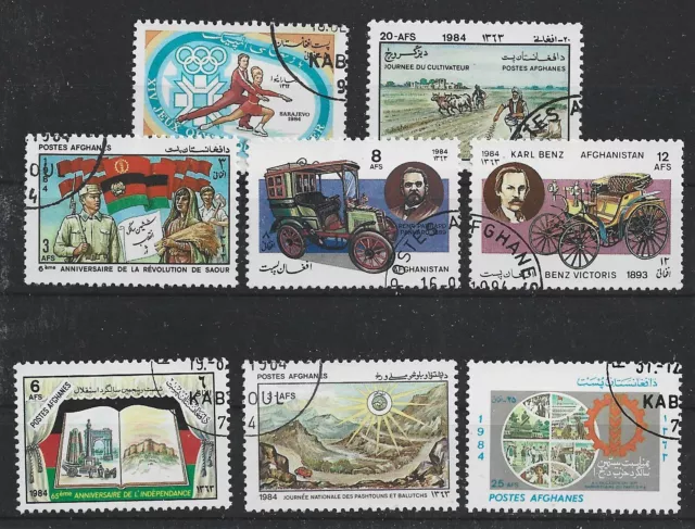 p972 AFGHANISTAN MiNr 1319+1333+1341+1362+1364+1367+1369+1383 o