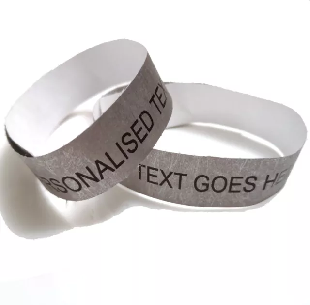 Personalised Wristbands Stag Hen Halloween Party VIP Entry Event Printed Tyvek