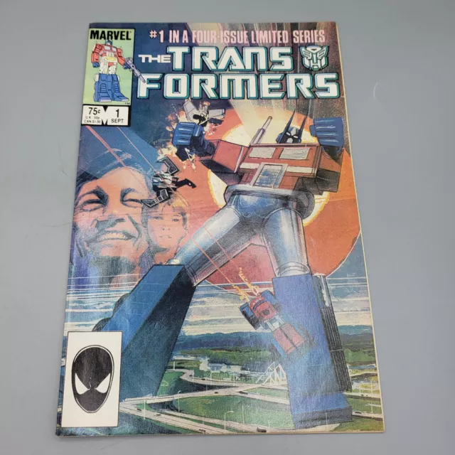 The Transformers Vol 1 #1 of 4 September 1984 Limited Series Marvel Comic Book