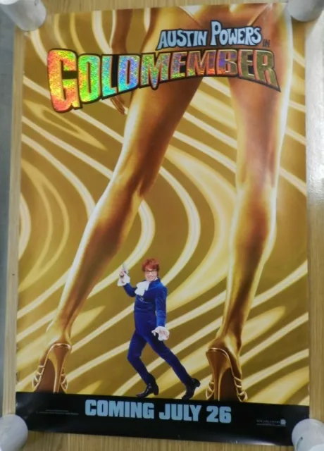 Austin Powers Goldmember Movie Poster DS Original Foil Advance 27x40 (Pre-Owned)