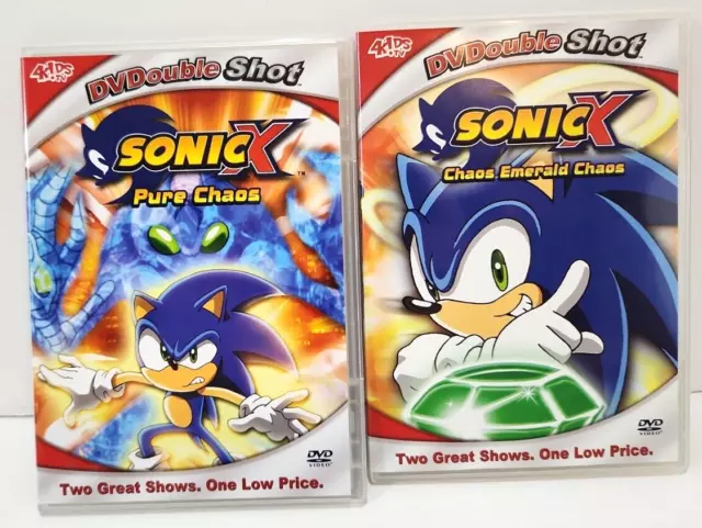 Sonic X: Chaos and Shadow Sagas （DVD) 053939742527