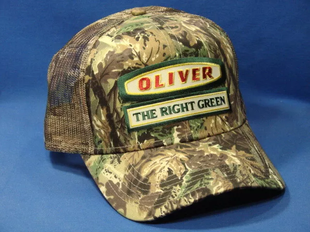 Oliver The Right Green Tractor Hat - Camouflage - Mesh - Trucker - Snapback