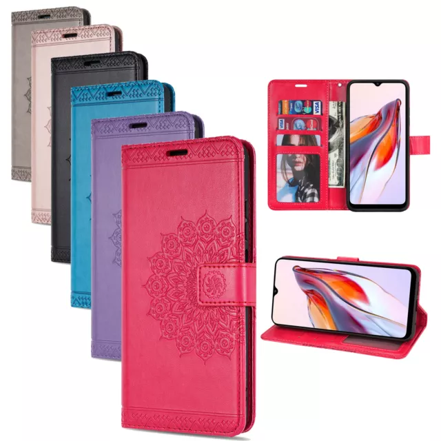 Coque pour Xiaomi Redmi 12C Étui Téléphone Portable Housse Pliante Portefeuille