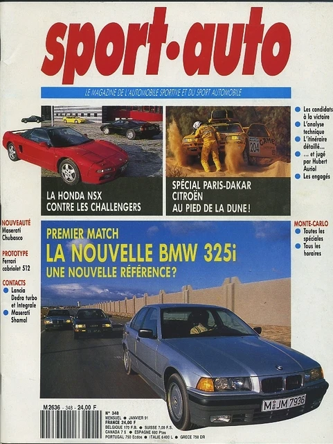 Sport-auto n°336 : Le guide du Dakar et du Monte-Carlo