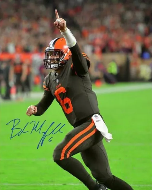 Baker Mayfield 8.5x11 Signed Photo Reprint
