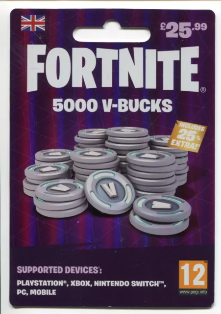 V bucks on sale voucher ps4