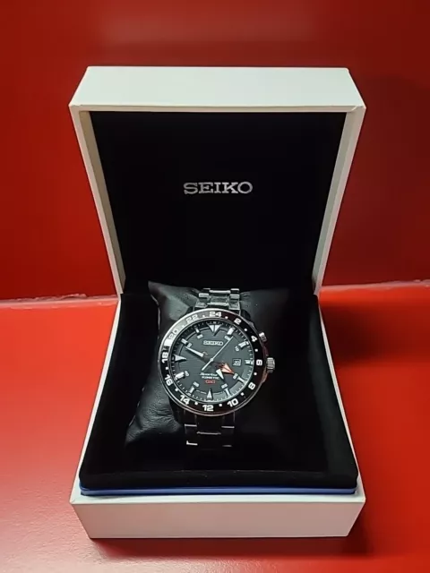 SEIKO SPORTURA KINETIC GMT SUN025 Watch 5M85 Explorer Homage EU