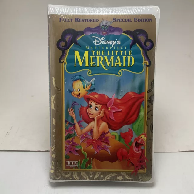 WALT DISNEY THE Little Mermaid VHS Movie 1998 Masterpiece Special ...