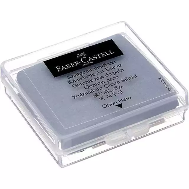 Faber-Castell Kneadable Art Eraser, Artists Eraser, Charcoal Pastel