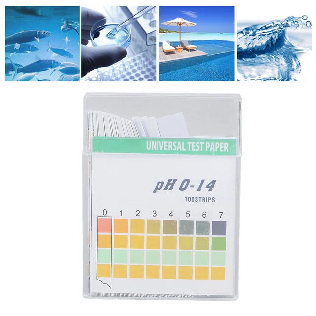 100Pcs PH Paper Professional Measurement Test Strips Accurate Universal PH0‑14
