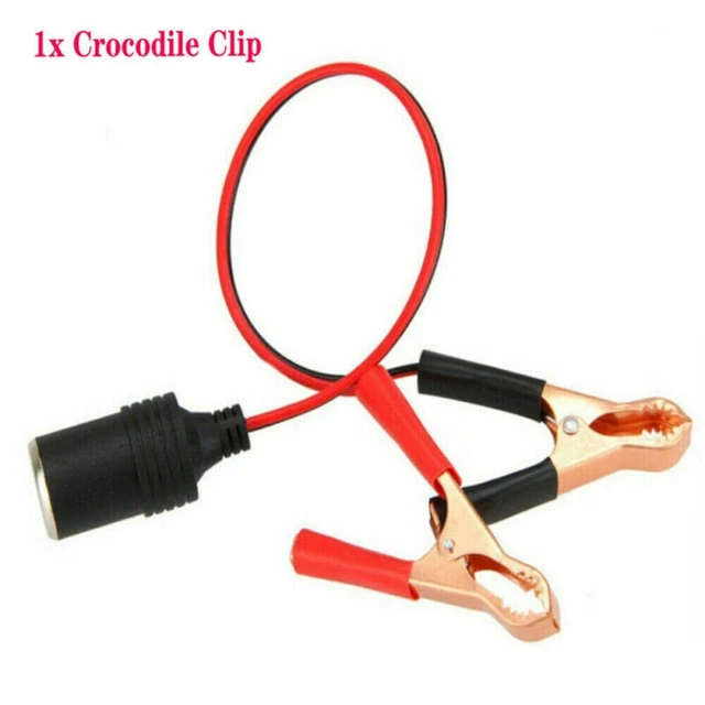 Morsetto cavo batteria di ricambio alligatore 35 cm/13,78 pollici batteria clip coccodrillo