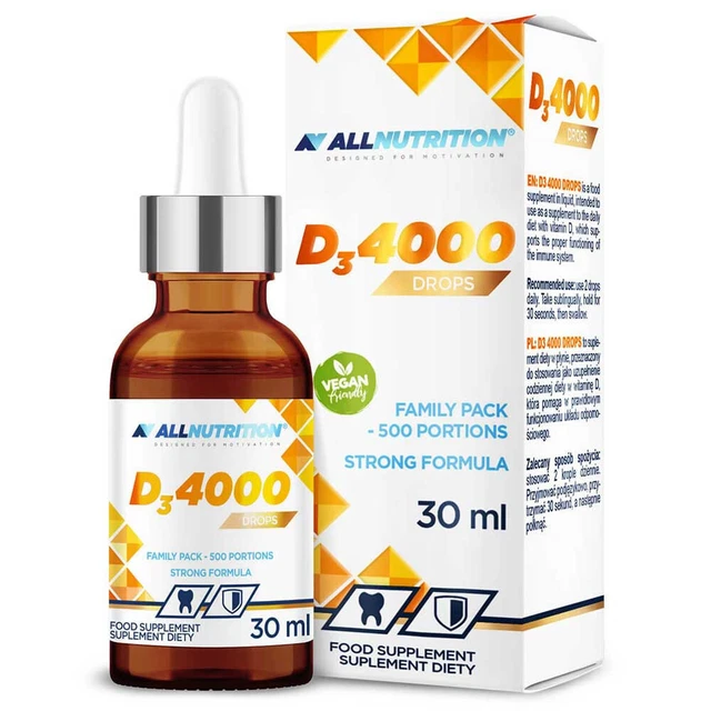 ALL NUTRITION VITAMIN D3 Drops 30ml - Vegan £13.99 - PicClick UK