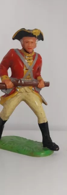 Hausser Elastolin 7 cm Figur  Britische Grenadiere Soldat mit Gewehr vorgehend