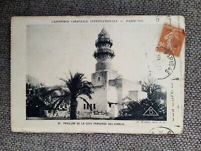 Cpa Paris Exposition Coloniale 1931 Pavillon De La Côte Française Des Somalis