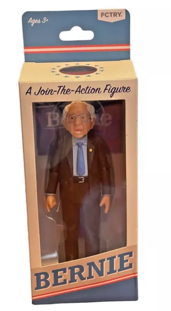 NEW 2016 Bernie Sanders 6” Political Action Figure and Planter Sign FCTRY