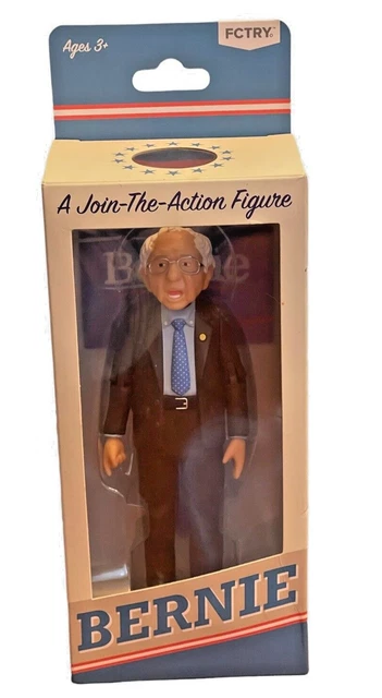 NEW 2016 Bernie Sanders 6” Political Action Figure and Planter Sign FCTRY