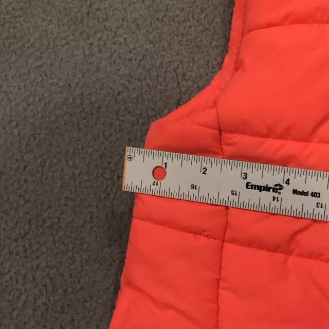 Puma Puffer Vest Kids XXS 3/4 Bright Safety Orange 2