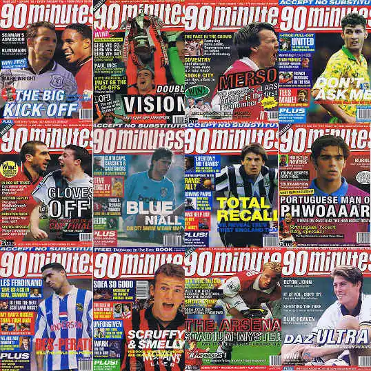 90 Minuten Fußballmagazin Einzelspieler Bilder - verschiedene Teams/Spieler