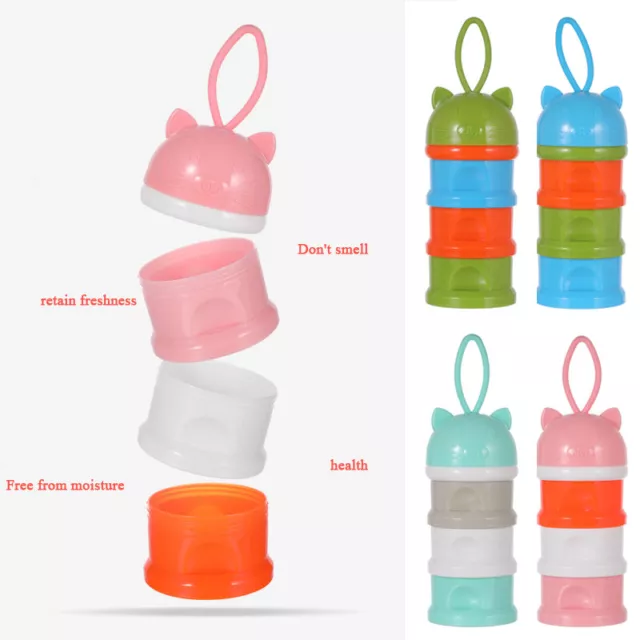 3-Lagige Tragbare Babymilchpulver-Spenderbehälter-Aufbewahrungsbox Für Müsli- F
