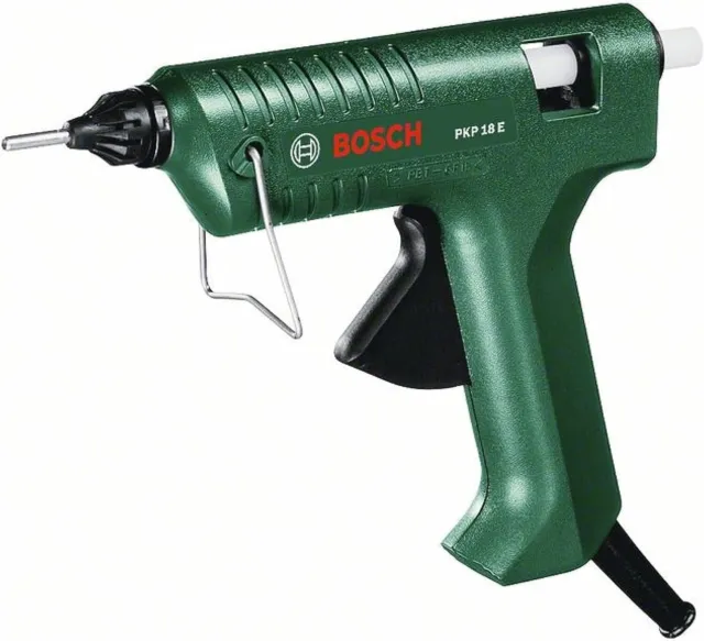 Bosch Glue Gun PKP 18 (1 x Extra-Length Nozzle, Glue Stick, 240v)