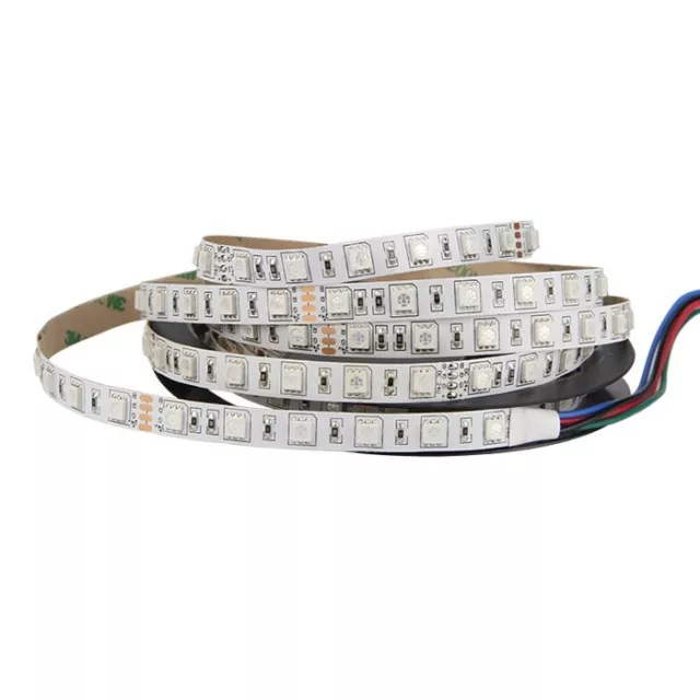 SMD5050 LED Strip Bande RGB 24V 60LED/M 300LED 12W/M 4000 Lumen IP20 C5B4