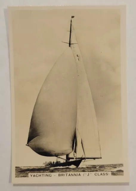 1935 Pattreiouex Sporting Events & Stars #37 Yachting - Britannia "J" Class (E)