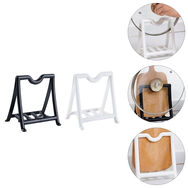 2 Pcs Pan Rack Lid Rack Dishes Drying Rack Chopping Board Holder Tool