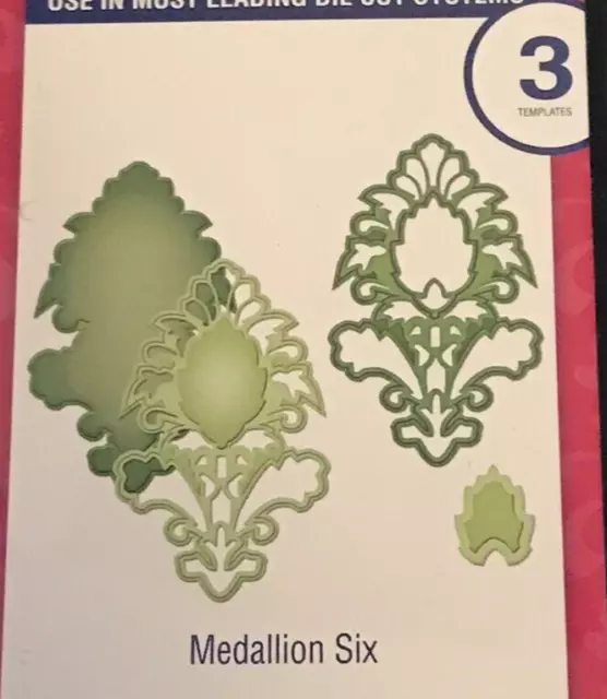 Spellbinders Shapeabilities Die D-Lites  - Medallion Six multiple design options