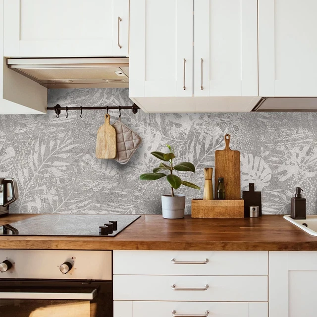 Paraschizzi Da Cucina In Vetro - 50x120 Cm Trasparente Per Protezione Pareti - Foto 14