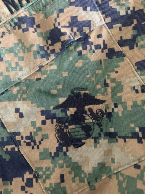 US MARINE USMC Woodland MARPAT Camo MCCUU Blouse Jacket Coat Shirt ...