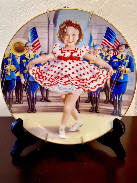 Shirley Temple Stand Up and Cheer Danbury Mint Collectors Plate Numbered Ltd Ed