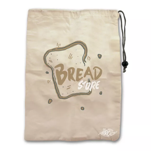 The Green Grocer borsa per conservare il pane frigorifero armadio dispensa sacchetto porta alimenti