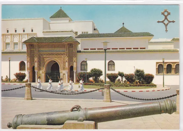 Cpsm Morocco Color Postcard The Royal Palace A Flap