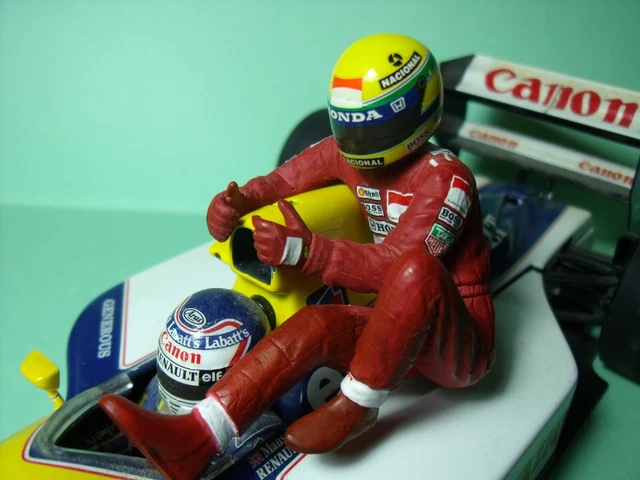 Figurine F1 Nigel Mansell 1/18 – Résine, édition Vroom / GP Replicas, Neuve