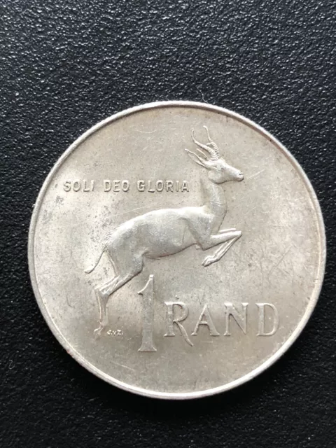 1966 South African 1 Rand Silver Coin. (111)