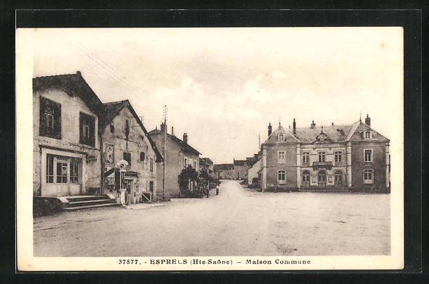 CPA Esprels, Maison Commune