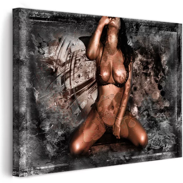 Erotik Bilder Kunst Akt Leinwand Bilder XXL Wandbilder Max. 150x100x4cm 2116A