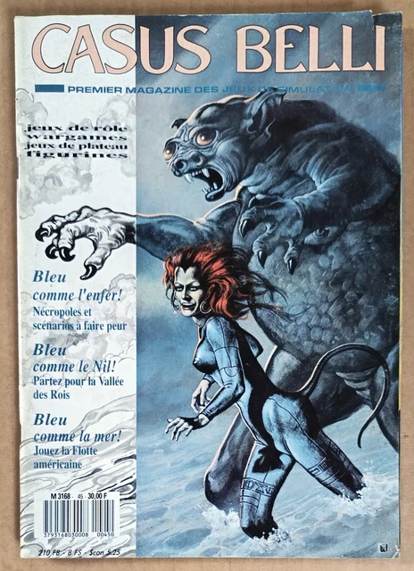 MAGAZINE CASUS BELLI N° 45  avec son POSTER CARGO PIRATE TM17