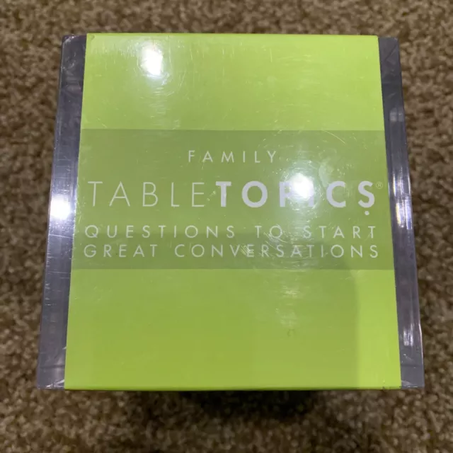 TABLE TOPICS 'FAMILY' Edition Questions To Start Great Family