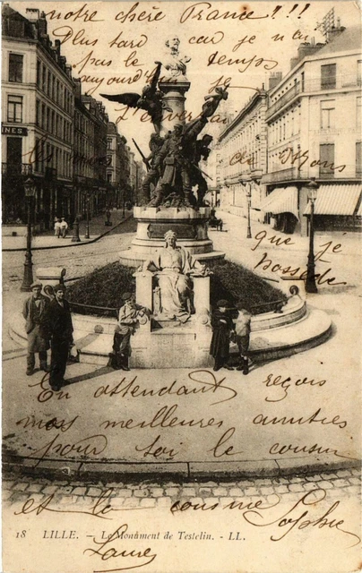 CPA Nord LILLE Le Monument de Testelin (983902)