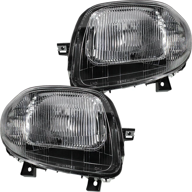 Lot De 2 Phares Halogènes Gauche + Droit Pour Renault Clio II (1998-2001) - Compatibles J5R