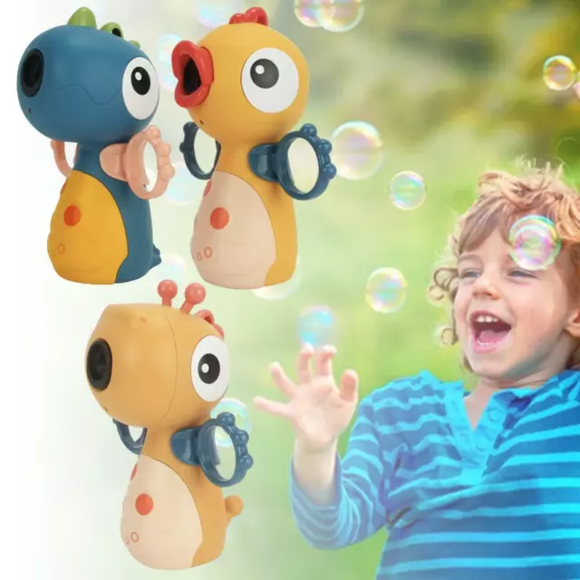 Pistolet à bulles magique en forme de dinosaure Jurassic Dino World Machine  à bulles de savon jouets d'extérieur pour enfants cadeau de noël