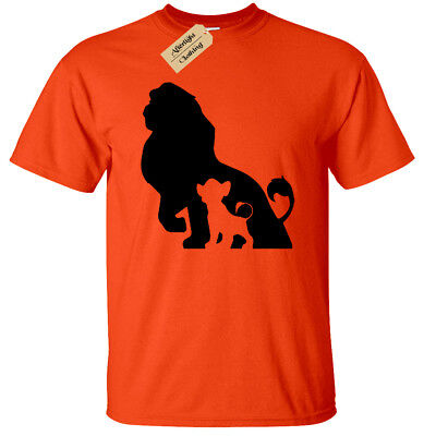 Bambini Ragazzi Ragazze Leone Silhouette T-Shirt Leoncino King Pride Bambini