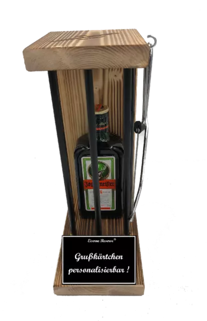 Jägermeister - Personalisierbares Geschenk - Eiserne Reserve Black Edition