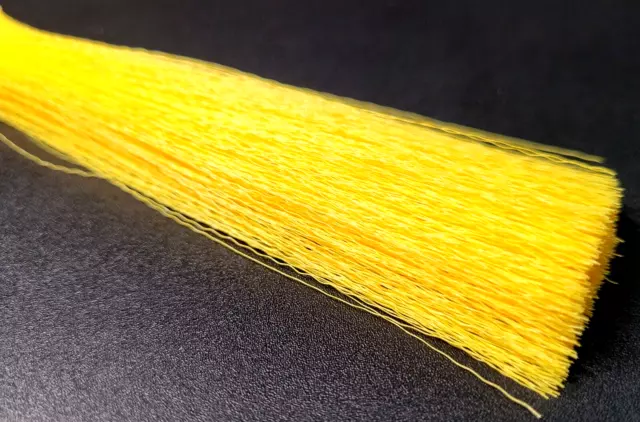 FISHAIR - SUPER HAIR - YELLOW - Bucktail Substitute - Fly Tying Material - NEW!