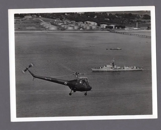 Saunders Roe Saro Skeeter Helicopter Large Vintage Photo - 2