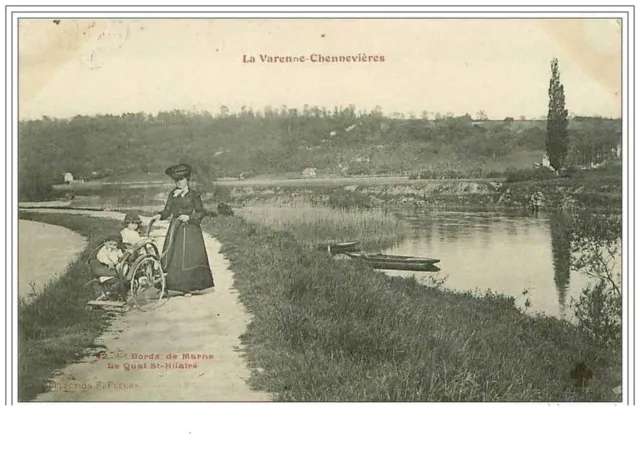 94.La Varenne-Chennevieres.bord S De La Marne.le Quai St Hilaire