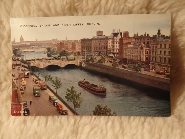 @ Postcard - Oconnell Bridge & River Liffey - Dublin - Ireland (B)