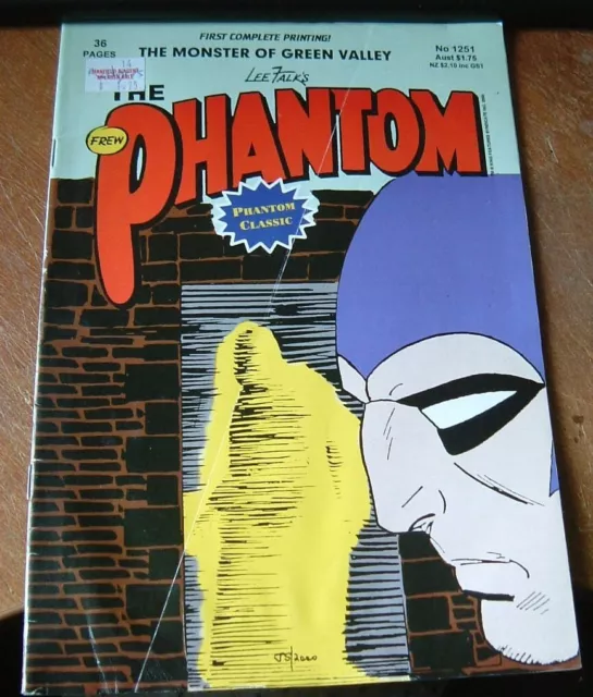 THE PHANTOM No. 1251  MONSTER OF GREEN VALLEY ~FIRST COMPLETE PRINTING    FREW